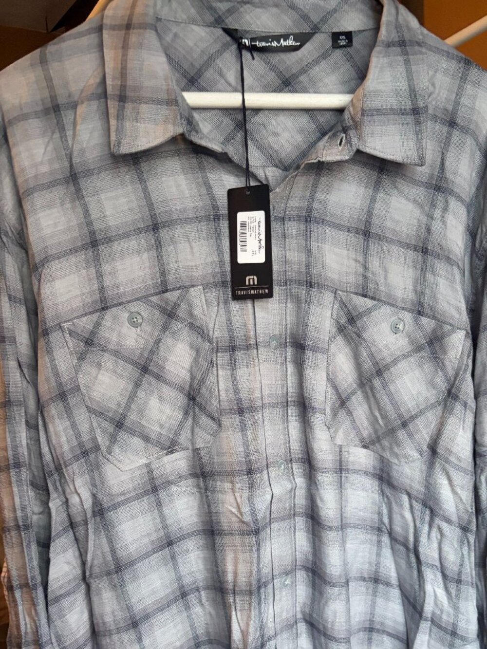 NWT - Travis Mathew Day and Night Button Up - XXL